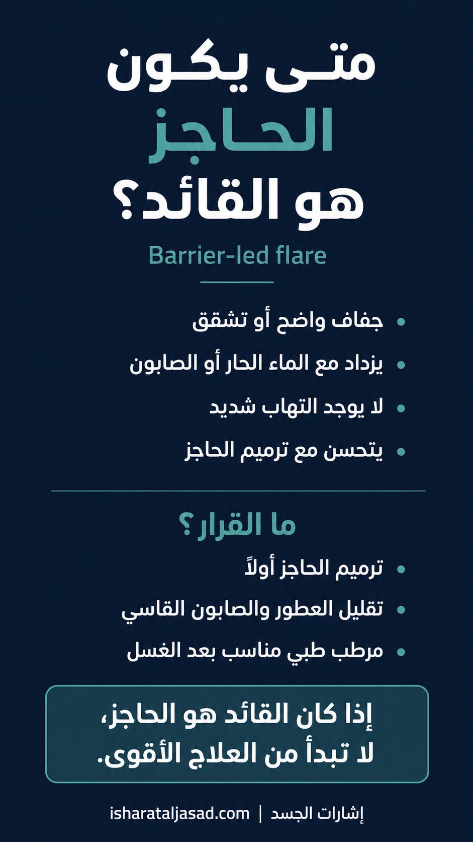 لماذا تعود الأكزيما؟ — الشريحة 2