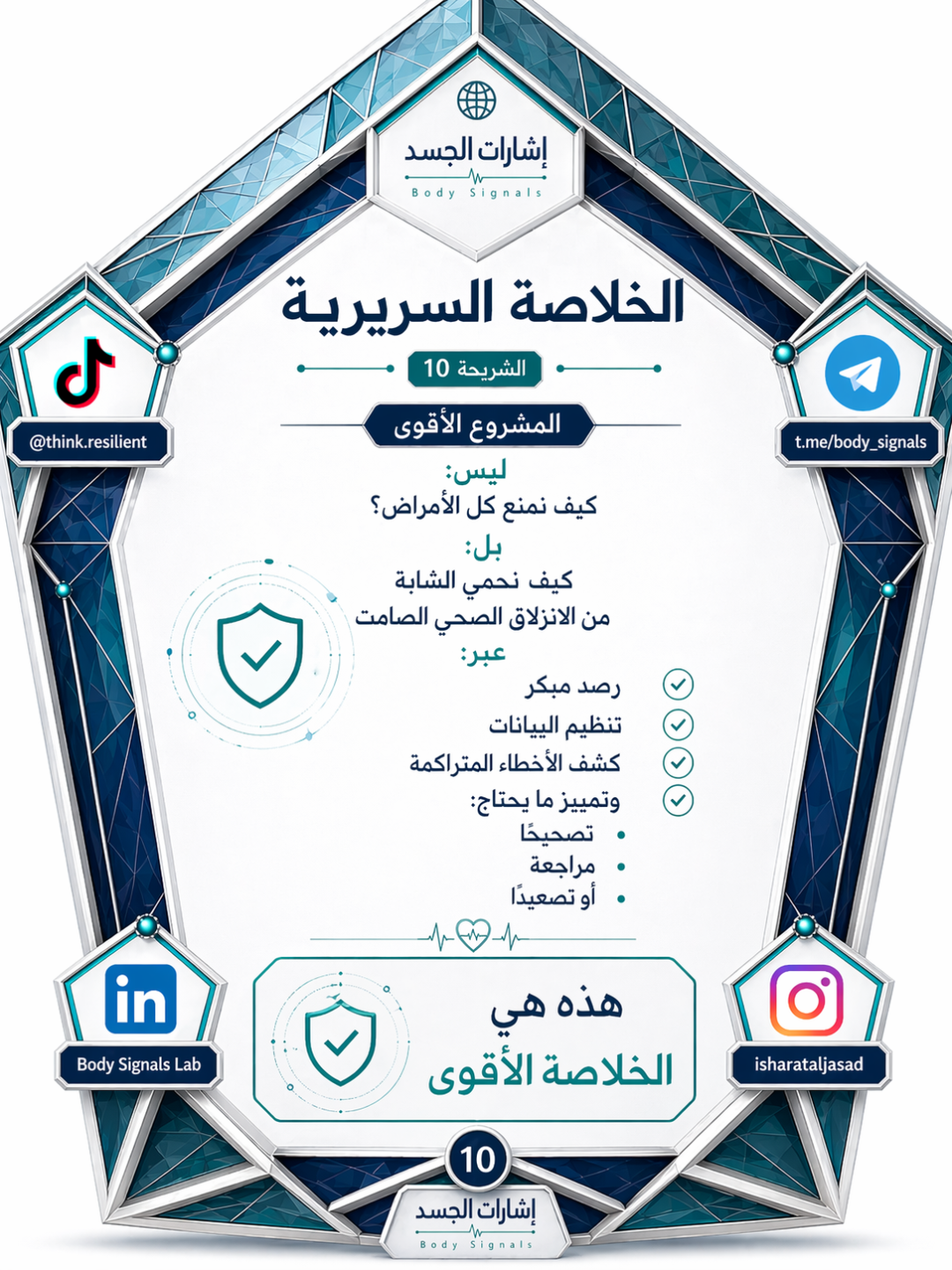 نظام الحماية المبكرة للشابة تحت الضغط — الشريحة 10