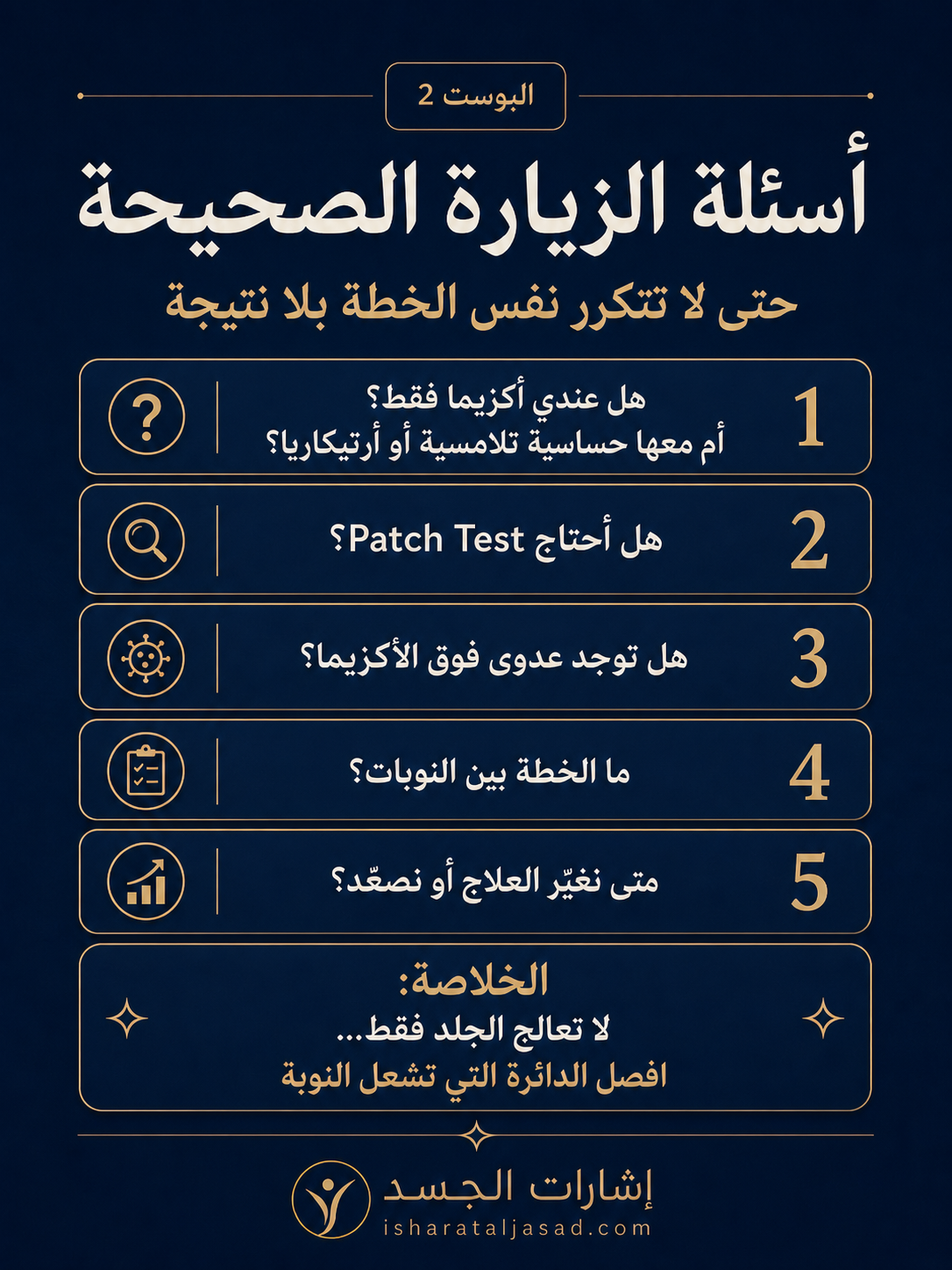 ليست كل “أكزيما” أكزيما — الشريحة 6