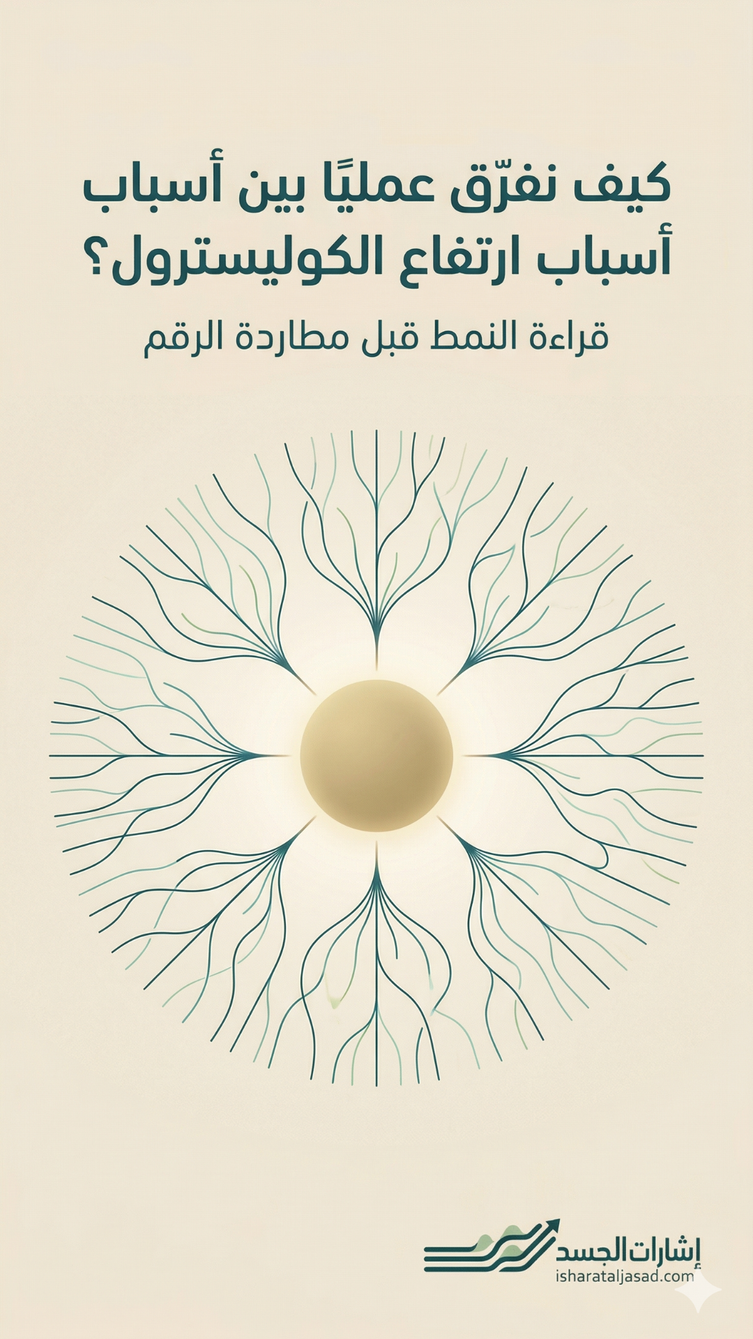 أسباب ارتفاع الكوليسترول — الشريحة 1