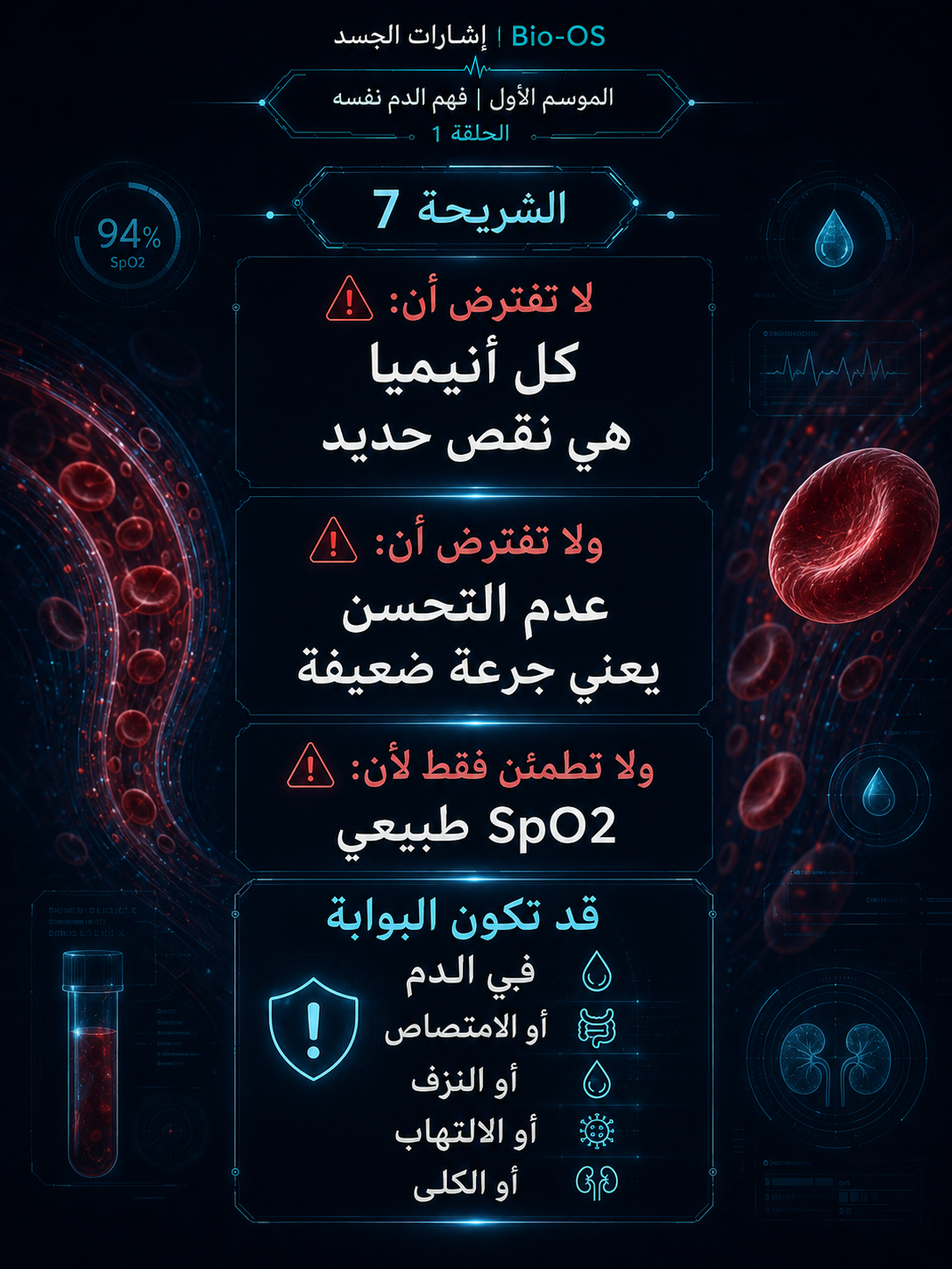 لماذا لا تتحسن الأنيميا؟ — الشريحة 8