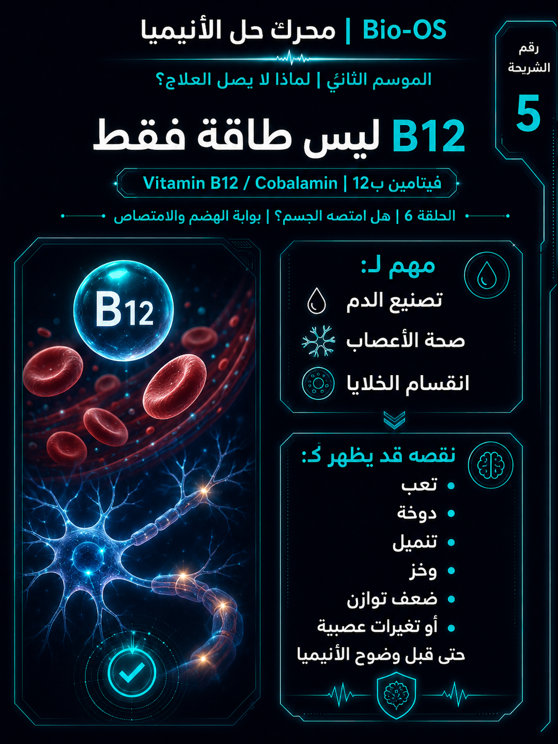 هل امتصه الجسم؟ — الشريحة 6
