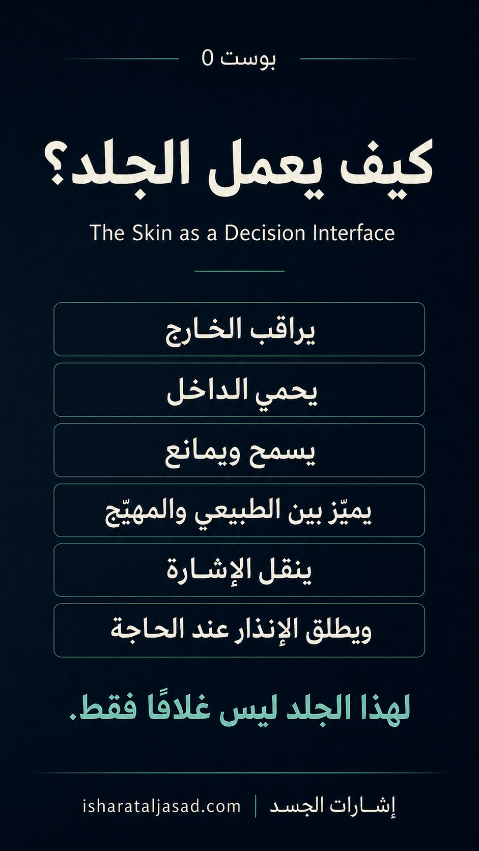 الجلد واجهة قرار — الشريحة 3