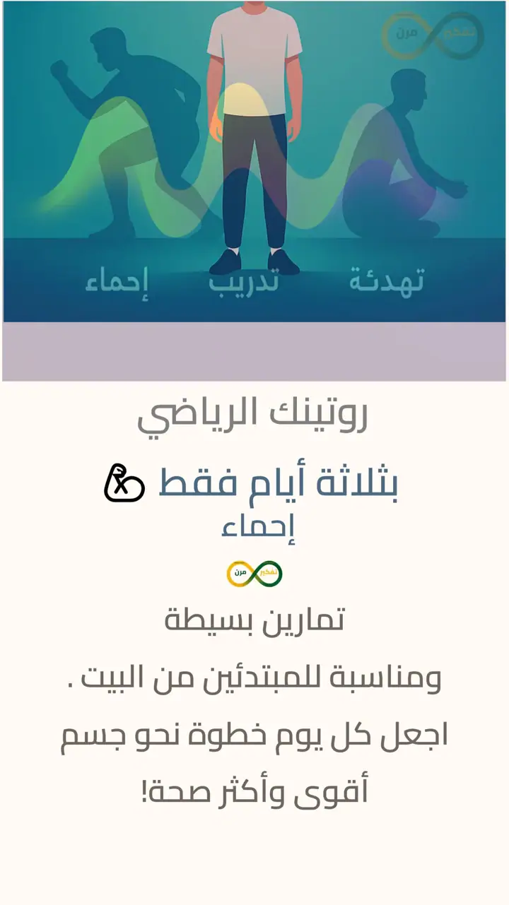 الشريحة 1 من 12: روتين رياضي بثلاثة أيام فقط للمبتدئين
