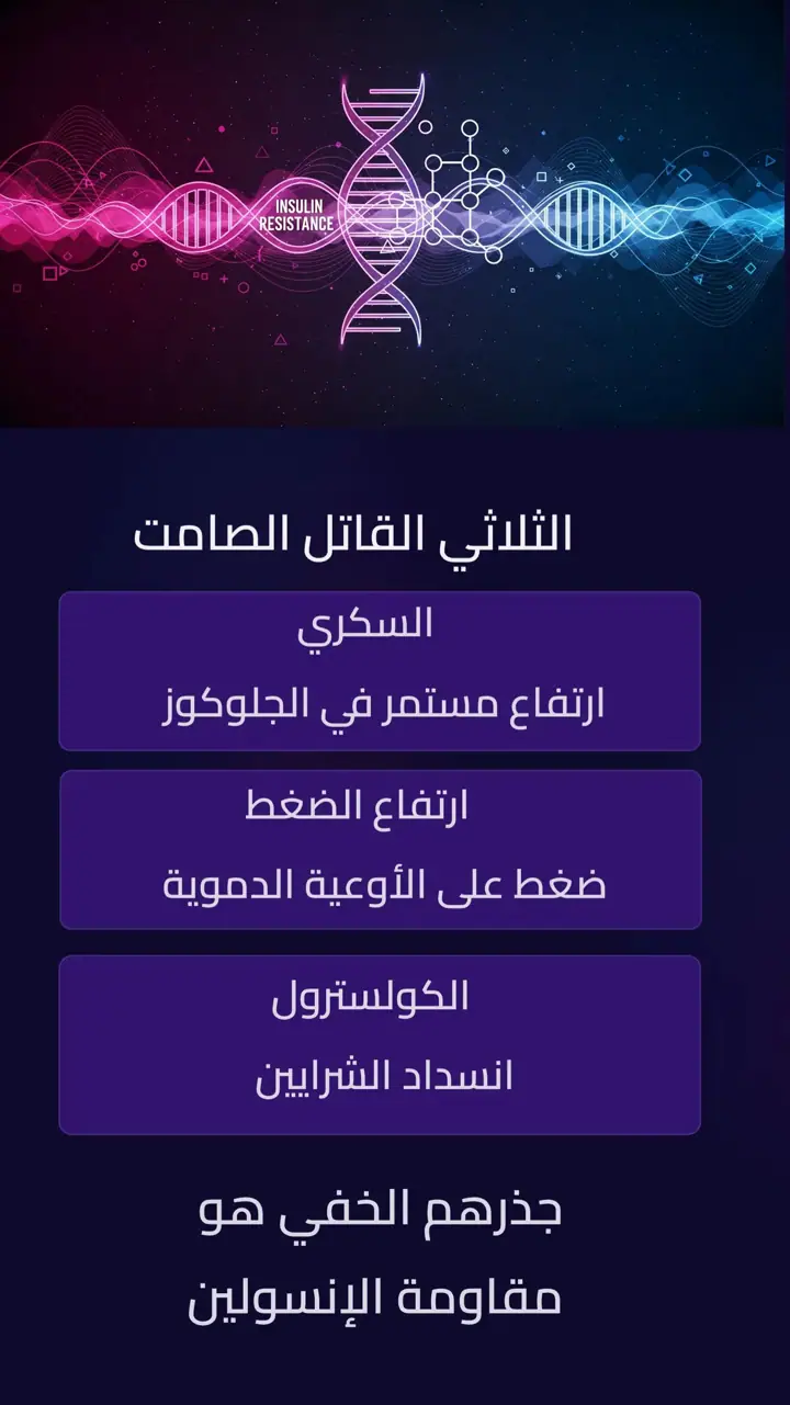 الشريحة 2 من 12: من مقاومة الإنسولين