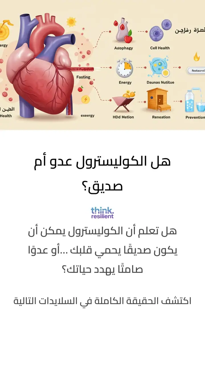 الشريحة 1 من 19: هل الكوليسترول عدو أم صديق؟