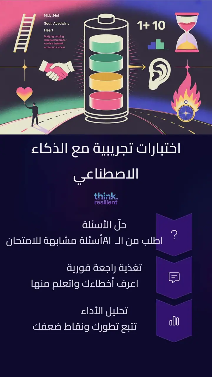 الشريحة 9 من 12: هل درجاتك لا تعكس جهدك؟ الذكاء الاصطناعي شريكك الأكاديمي