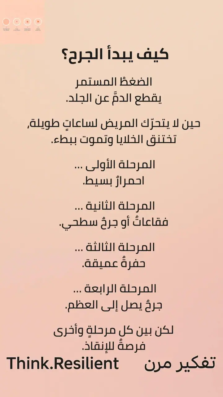 الشريحة 2 من 9: الجرح الصامت: قرحة الفراش