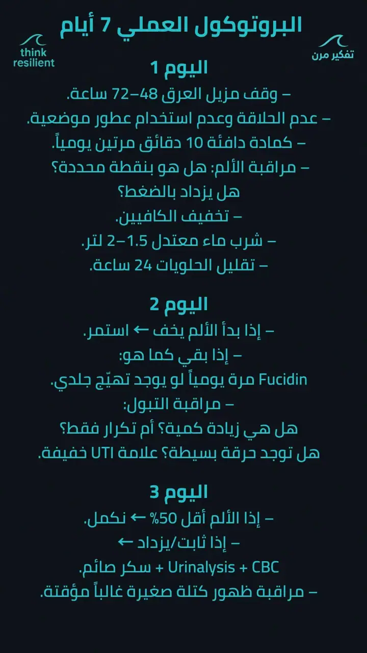 الشريحة 5 من 9: خريطة تقييم ألم تحت الإبط