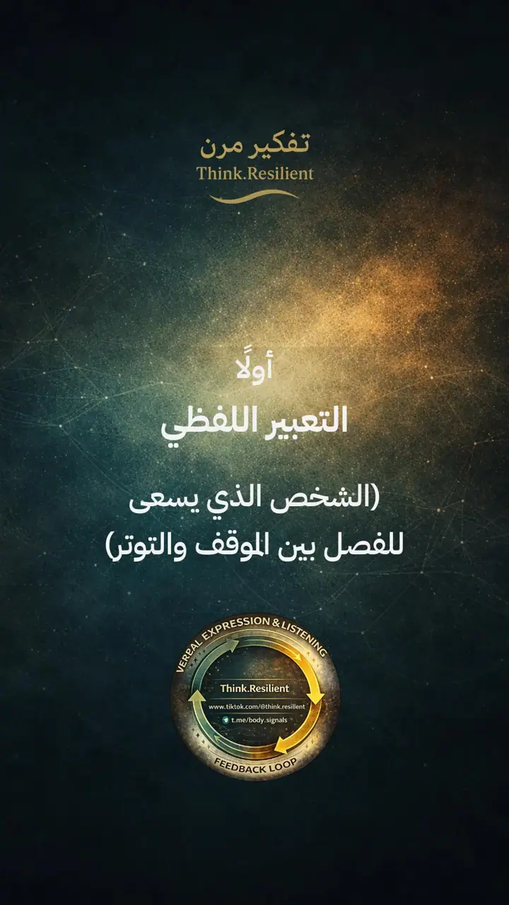 الشريحة 3 من 19: التعبير اللفظي والاستماع الفعّال لتنظيم الجهاز العصبي