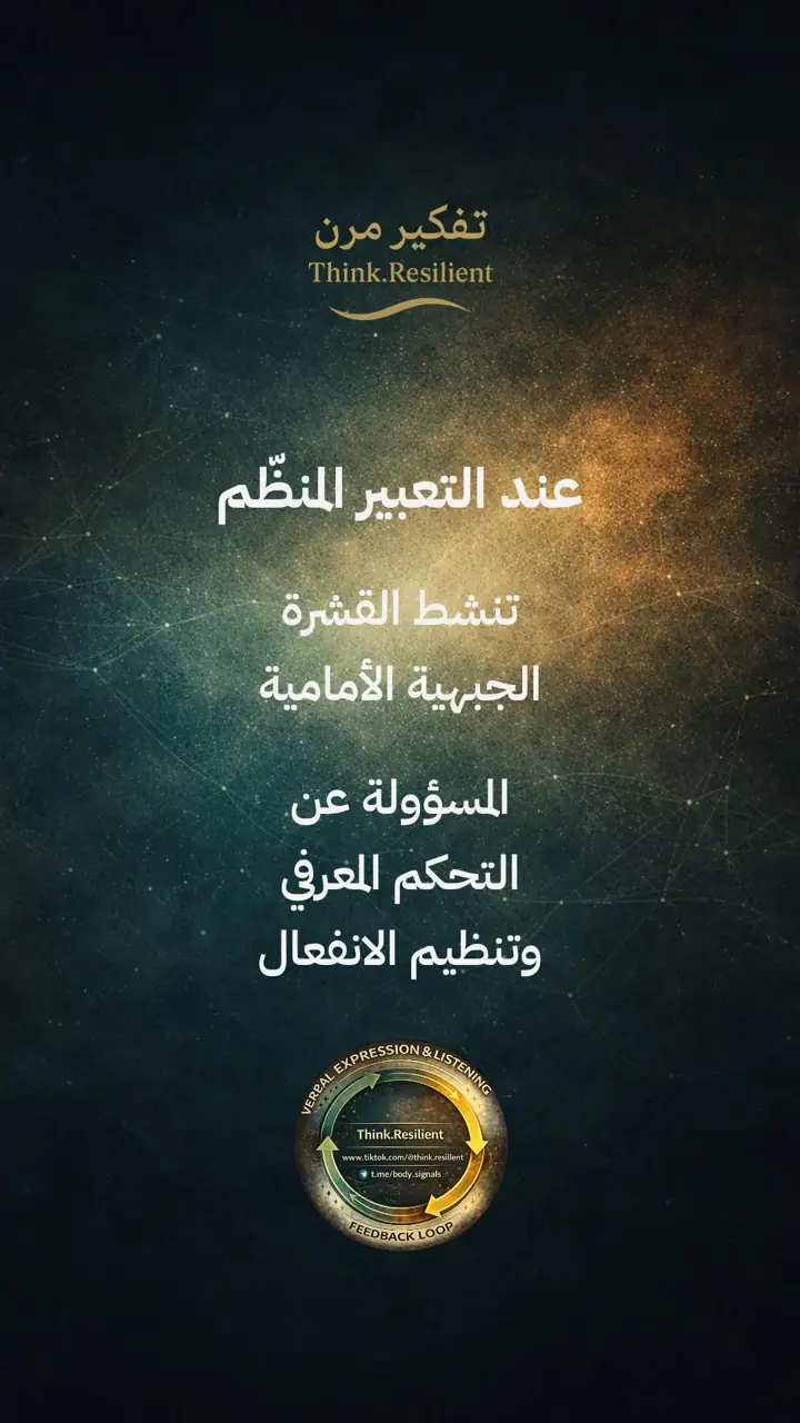 الشريحة 5 من 19: التعبير اللفظي والاستماع الفعّال لتنظيم الجهاز العصبي