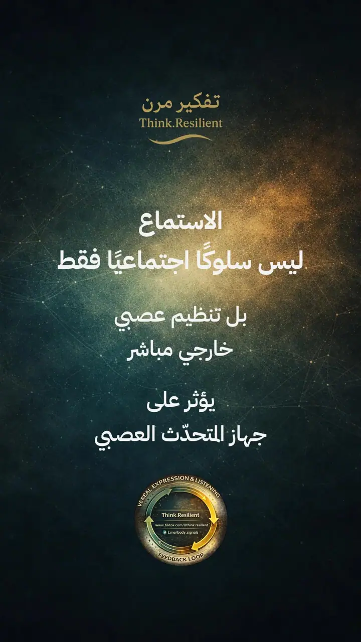 الشريحة 11 من 19: التعبير اللفظي والاستماع الفعّال لتنظيم الجهاز العصبي