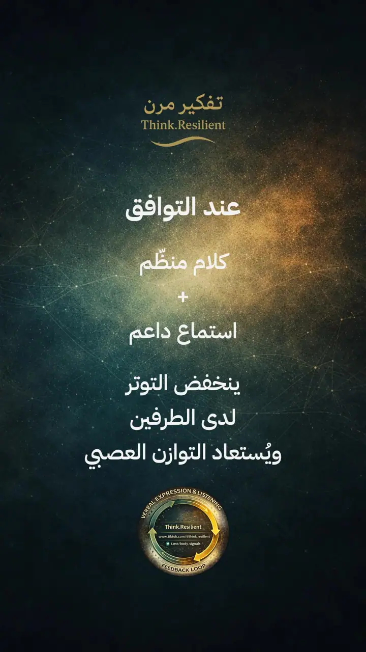 الشريحة 17 من 19: التعبير اللفظي والاستماع الفعّال لتنظيم الجهاز العصبي