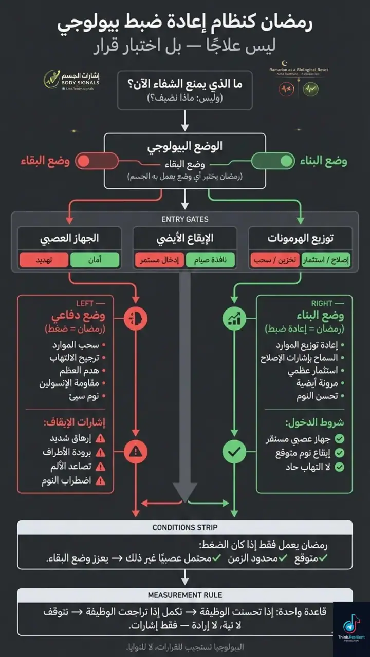 الشريحة 1 من 1: رمضان كنظام إعادة ضبط بيولوجي