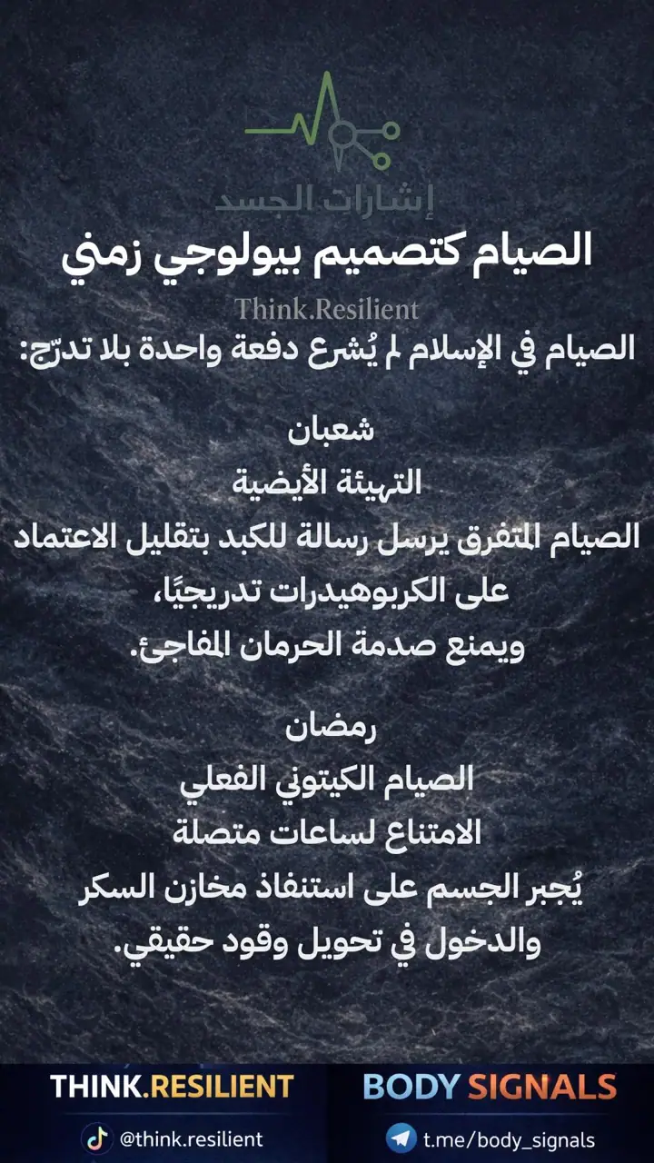 الشريحة 2 من 19: رمضان والمرونة الأيضية