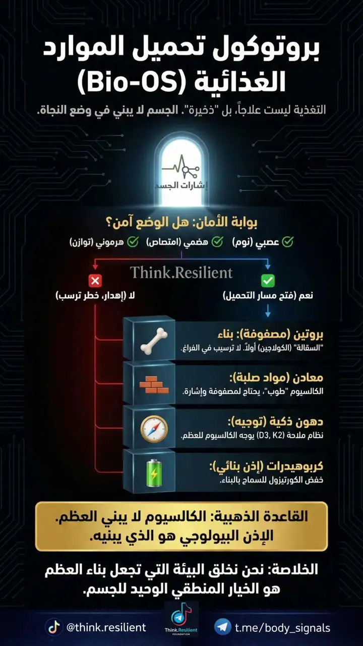 الشريحة 1 من 1: بروتوكول اغذية لهشاشة العظام