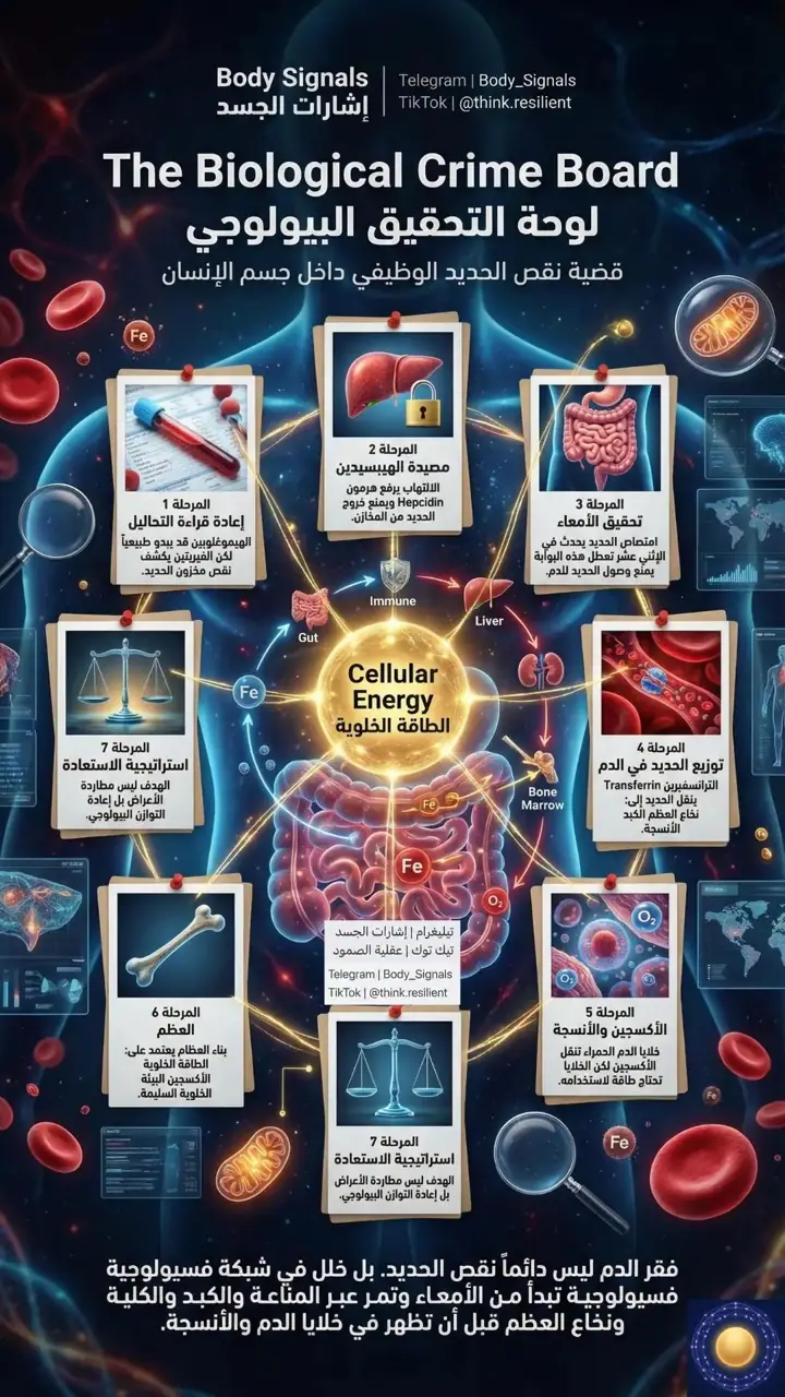 الشريحة 1 من 1: مرحلة 4-الحديد وصل للدم