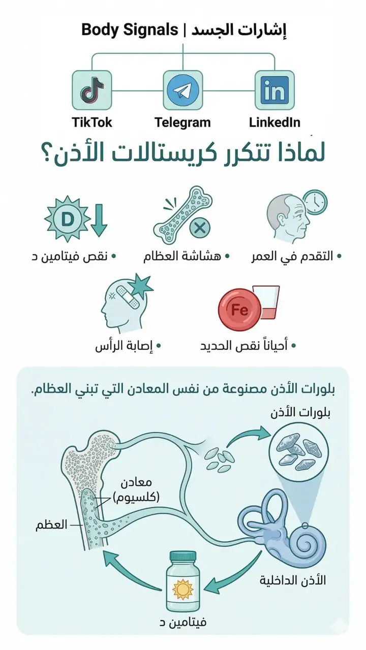 الشريحة 6 من 7: كريستالات الأذن- بروتوكول