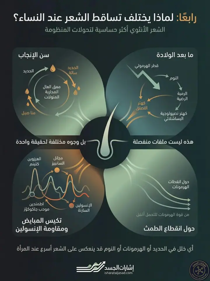 الشريحة 4 من 16: إعادة تعريف مشكلة تساقط الشعر
