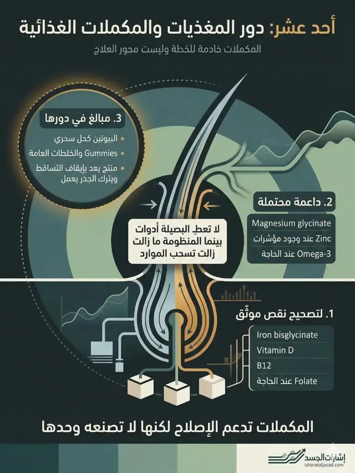 الشريحة 11 من 16: إعادة تعريف مشكلة تساقط الشعر