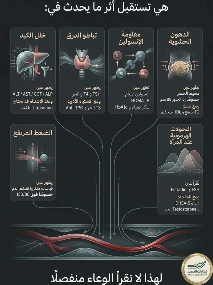 الشريحة 4 من 11: هذه الحلقة لا تقول إن كل ارتفاع في الكوليسترول يعني الخطر نفسه