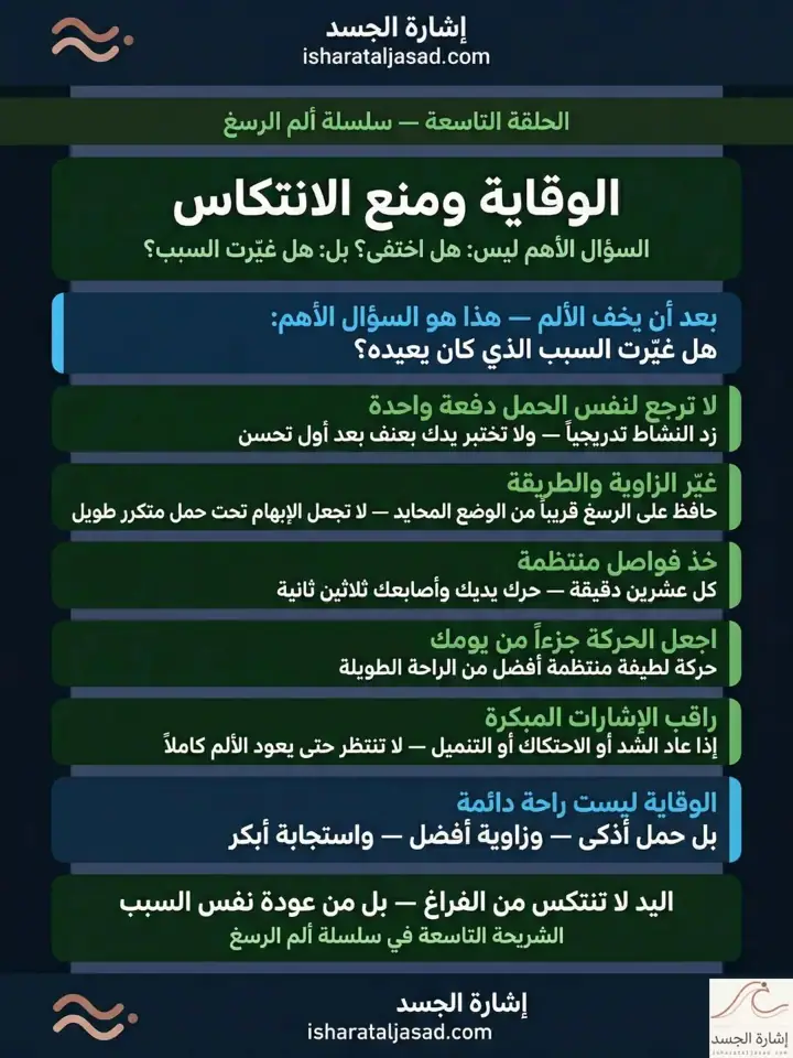 الشريحة 9 من 11: ألم الرسغ ليس تشخيصًا
