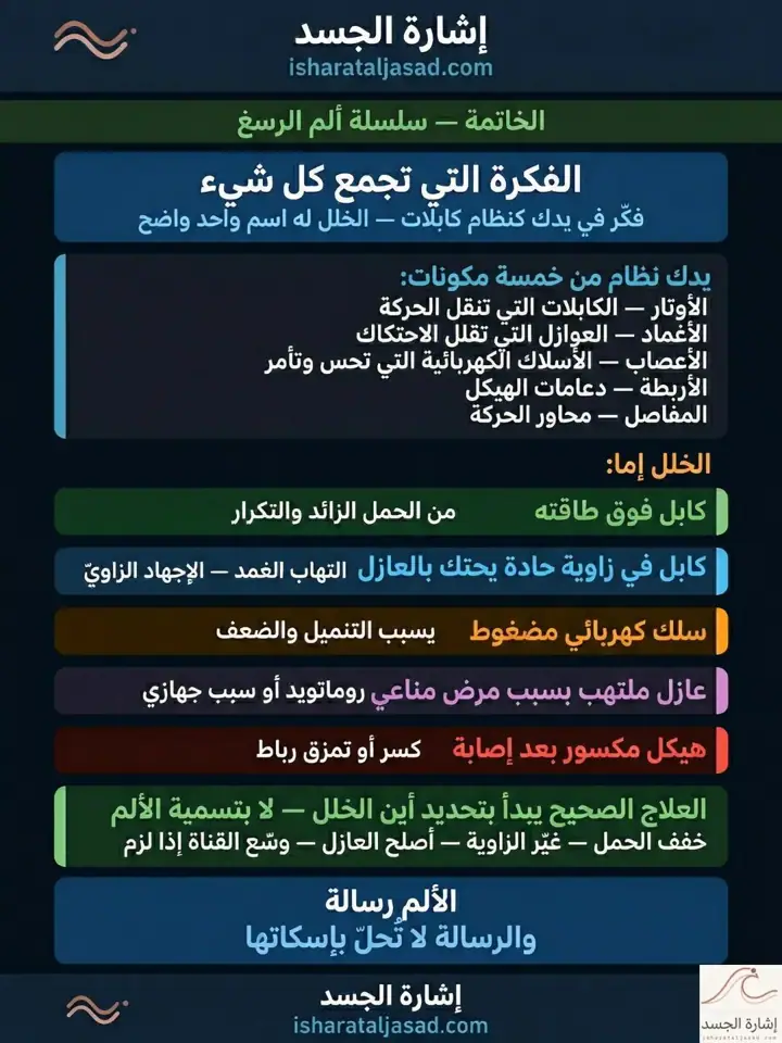 الشريحة 11 من 11: ألم الرسغ ليس تشخيصًا