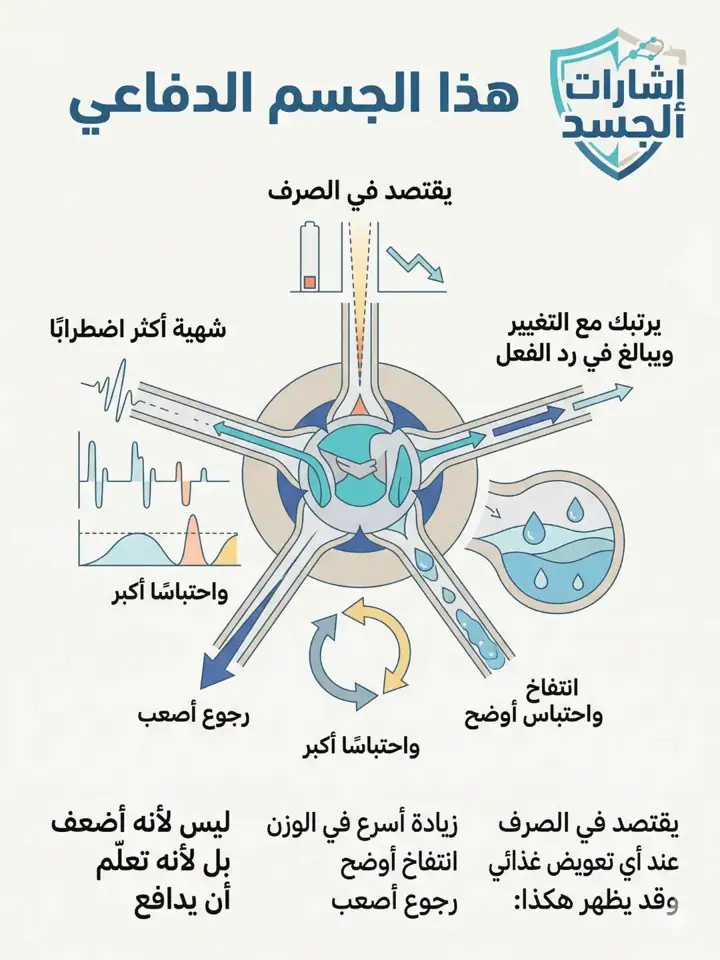 الشريحة 5 من 12: الوزن بعد المناسبات ليس حكمًا دهنيًا مباشرًا