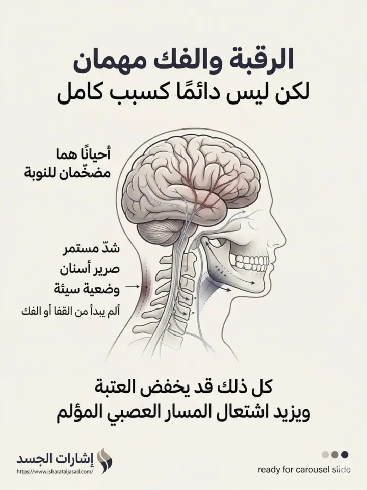 الشريحة 9 من 14: الشقيقة ليست صداعًا عاديًا بمحفز واحد