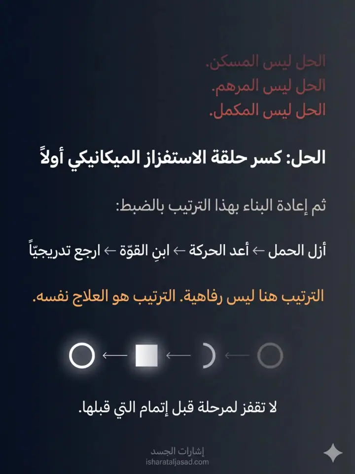 الشريحة 12 من 27: ألم ما تحت الركبة