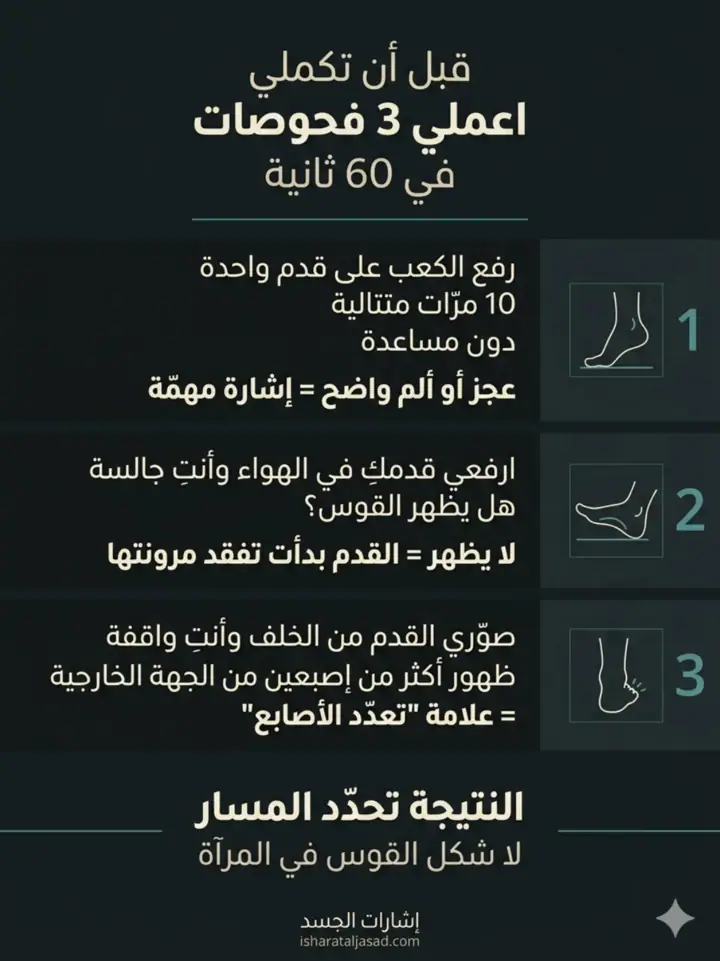 الشريحة 6 من 22: شكل القدم ليس تشخيصًا