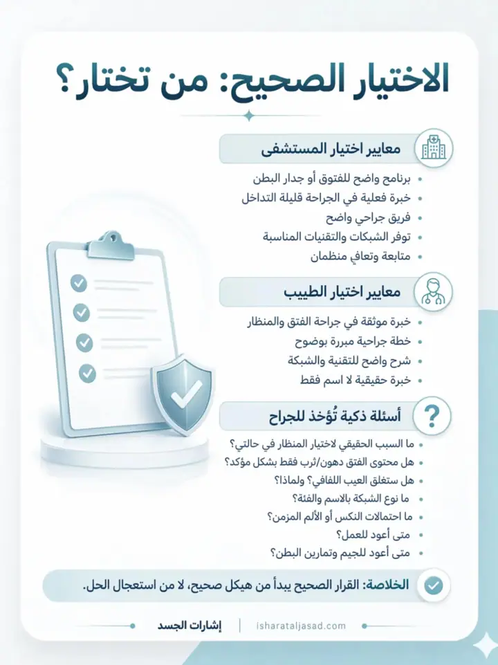 الشريحة 8 من 10: فتق السرة المتوسط عند البالغين: دليل مختصر