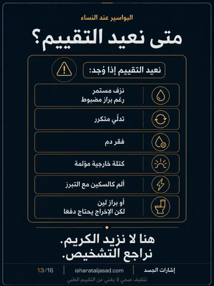 الشريحة 13 من 16: قيل لك: الحل عملية؟ البواسير قبل قرار الجراحة