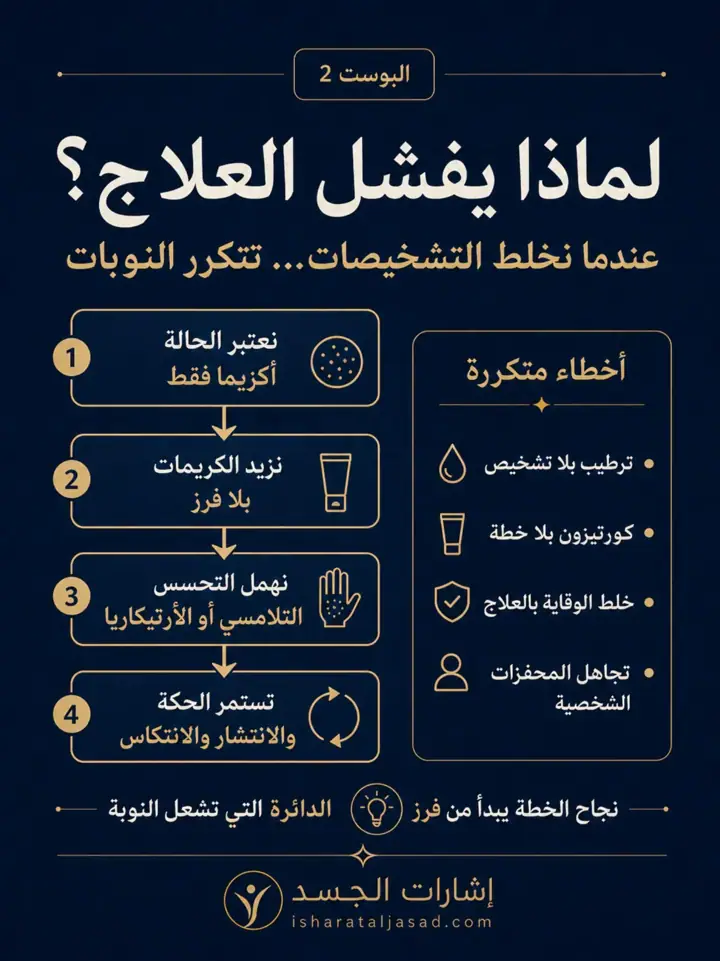 الشريحة 8 من 10: الأكزيما المنتشرة: متى لا يكفي العلاج الطبيعي؟