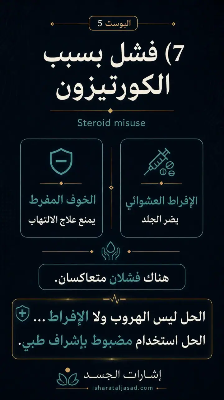 الشريحة 8 من 9: لماذا تفشل الخطط الممتازة في الأكزيما؟
