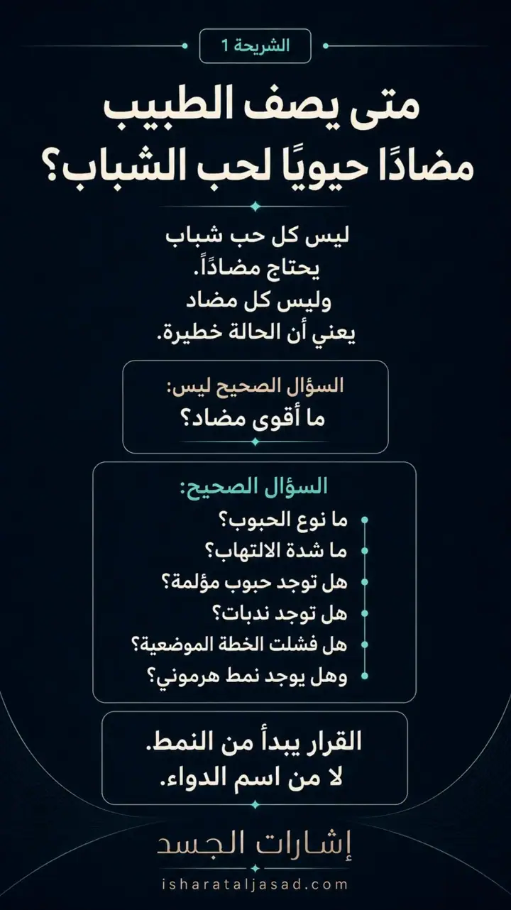 الشريحة 2 من 17: مضاداً حيوياً لحب الشباب؟