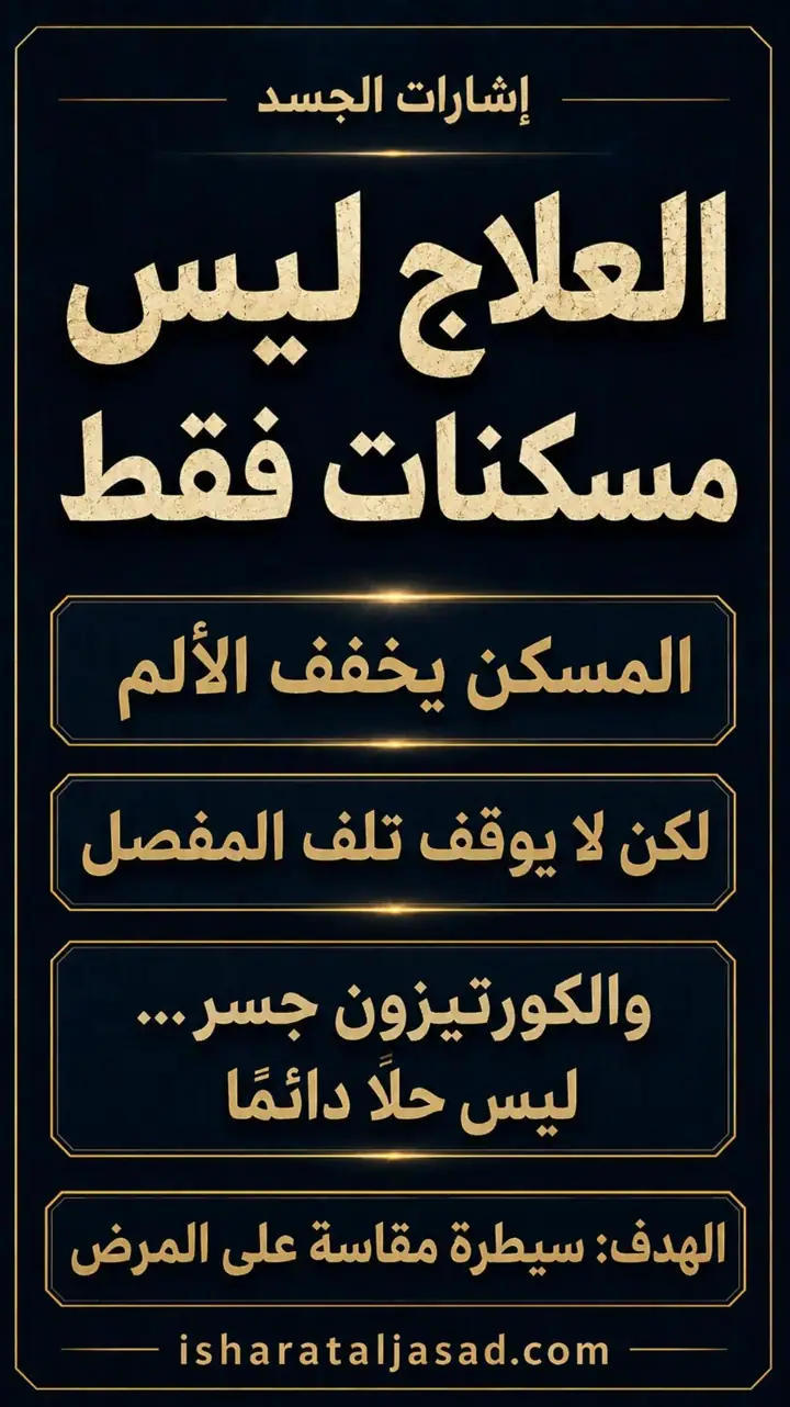الشريحة 6 من 10: الروماتويد: من اسم التشخيص إلى خريطة السيطرة