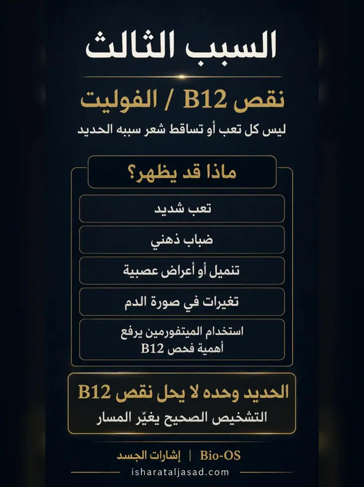 الشريحة 4 من 7: إذا أخذتِ الحديد وما زالت الأنيميا ترجع