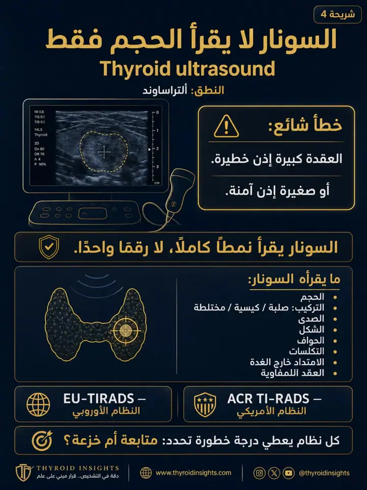 الشريحة 5 من 7: الغدة الدرقية ليست مجرد تحليل أو رقم في تقرير