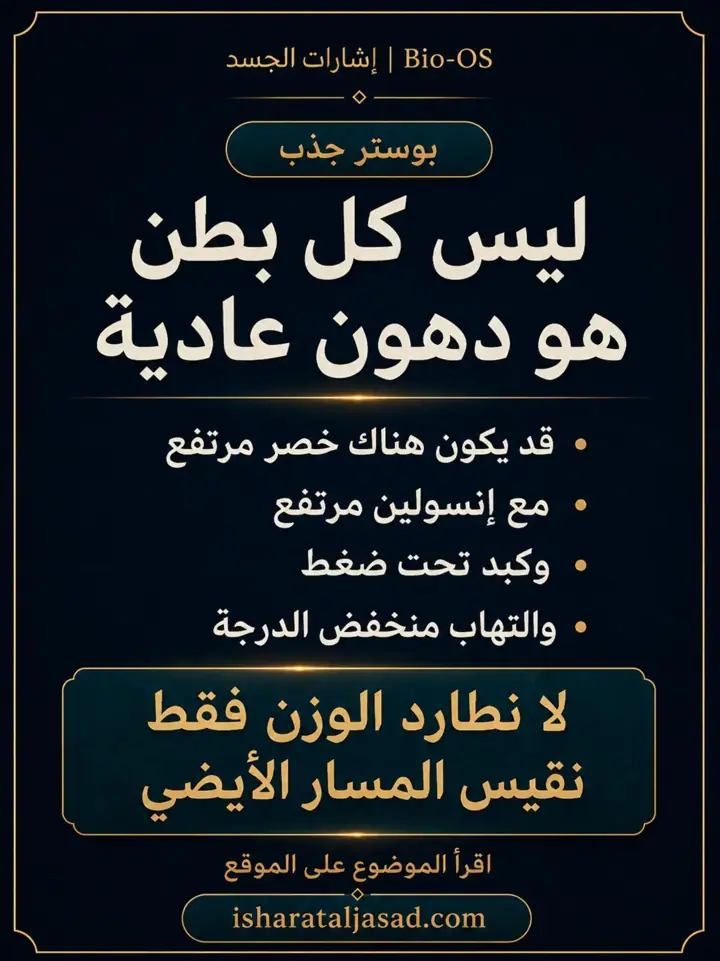 الشريحة 2 من 5: الدهون الحشوية ليست مجرد “كرش” أو رقم على الميزان