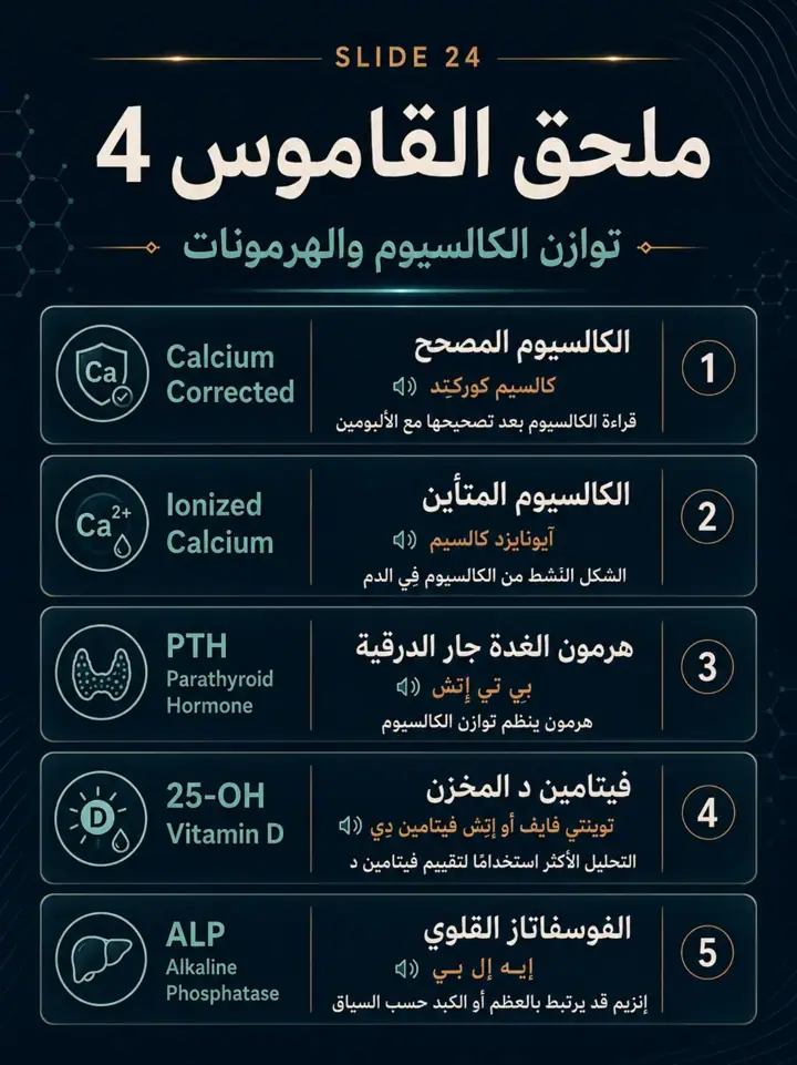 الشريحة 24 من 27: العظم لا يفشل دائمًا لأنه يحتاج كالسيوم فقط