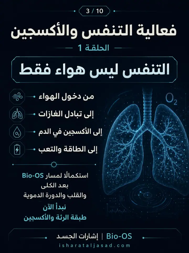 الشريحة 3 من 10: التنفس ليس هواء فقط