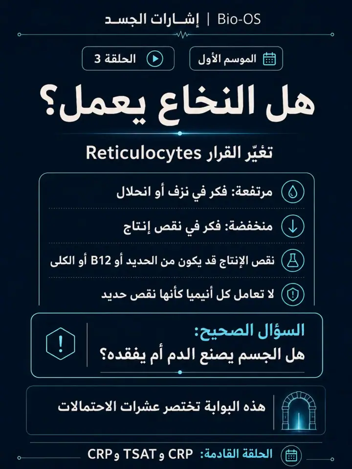 الشريحة 3 من 5: الأنيميا ليست نقص حديد فقط