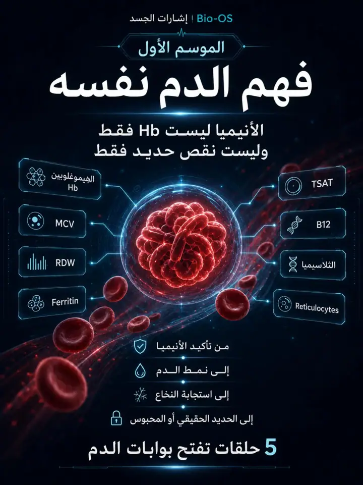 الشريحة 1 من 3: الموسم الأول: فهم الدم نفسه