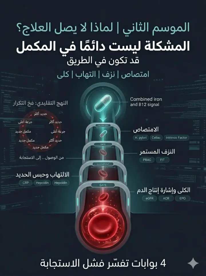 الشريحة 2 من 3: الأنيميا ليست HB فقط: فهم الدم نفسه