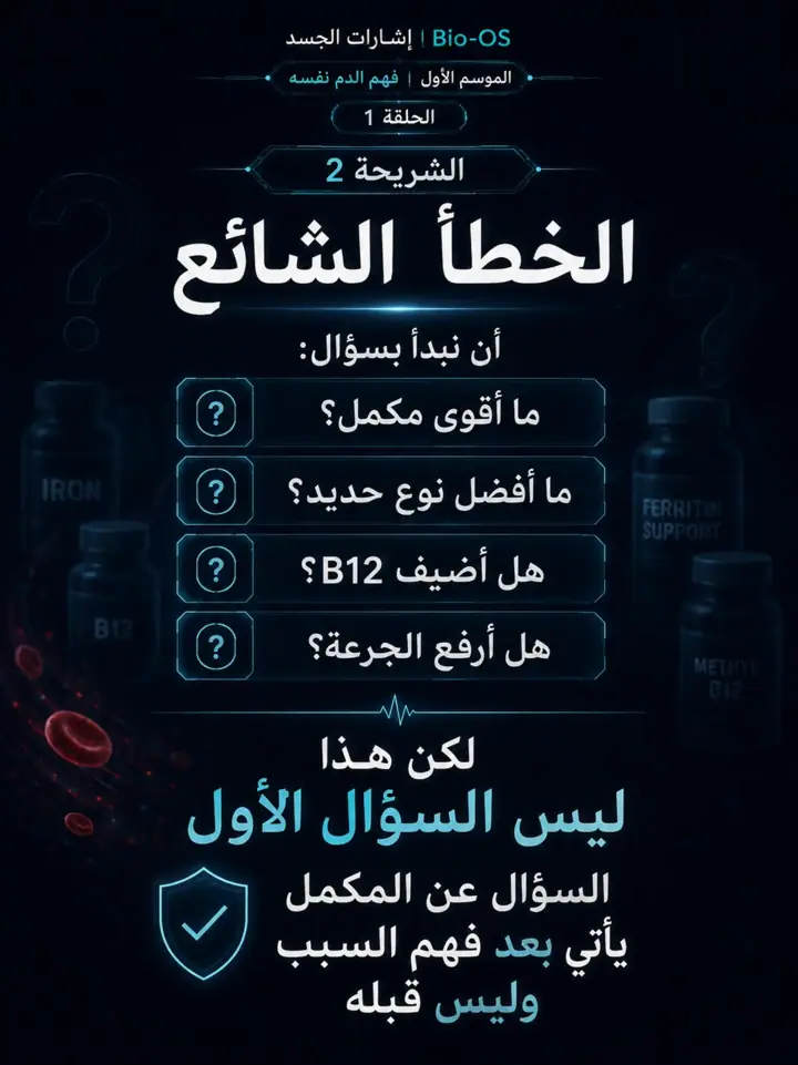 الشريحة 3 من 11: لماذا لا تتحسن الأنيميا؟ الحلقة 1