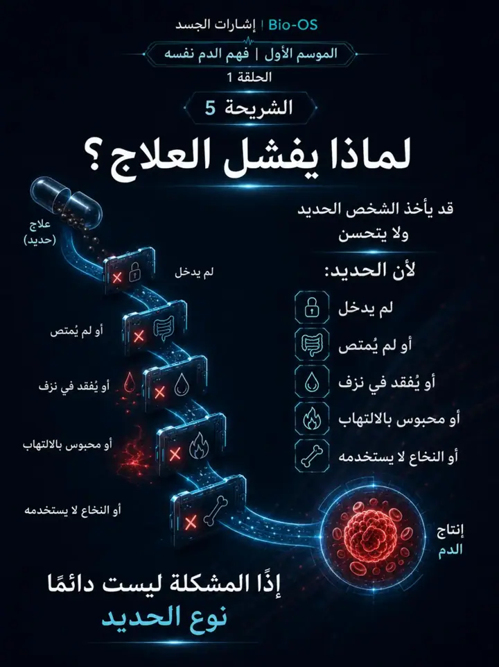 الشريحة 6 من 11: لماذا لا تتحسن الأنيميا؟ الحلقة 1