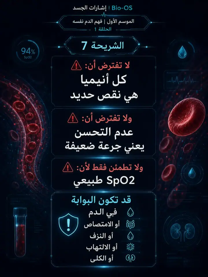 الشريحة 8 من 11: لماذا لا تتحسن الأنيميا؟ الحلقة 1