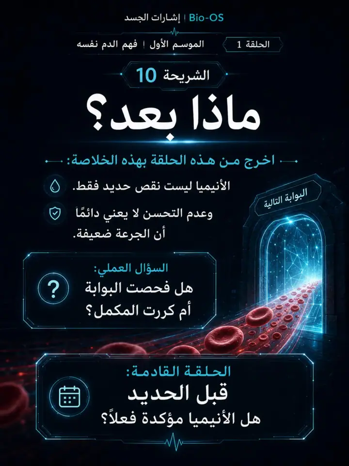 الشريحة 11 من 11: لماذا لا تتحسن الأنيميا؟ الحلقة 1
