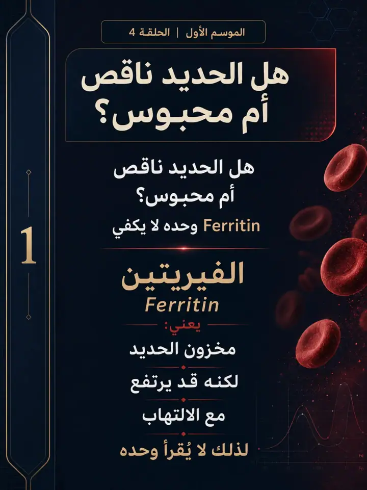 الشريحة 2 من 11: هل الحديد ناقص أم محبوس؟